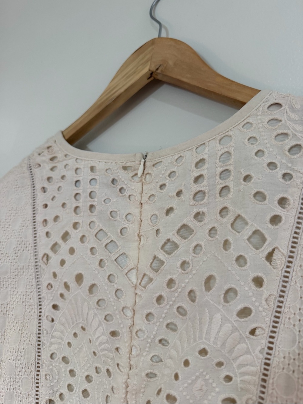 ROOLEE Falling for You Eyelet Dress Midi in Cream lined boho Size XS - Picture 9 of 14